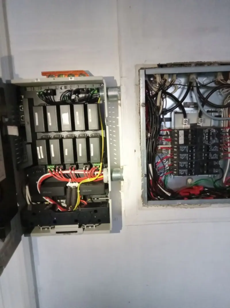 Electrical panel upgrade completed for Indoor Lighting Installation in Pleasanton